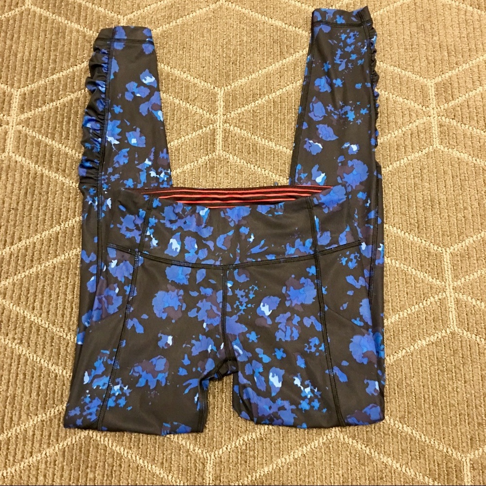 LULULEMON Speed Tight IV Digi-Porcel. Black/Blue 4